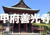 山梨県甲府市のおススメの観光スポット！！武田信玄ゆかりの”甲斐善光寺”への行き方