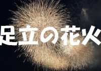 東京の一足早い花火大会”足立の花火”で場所取りするなら＼_(・ω・`)ココ！